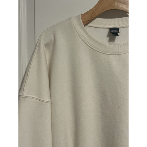 Wild Fable Sweatshirt Women's Large Cream Surf & Sand NWT - Picture 2 of 12